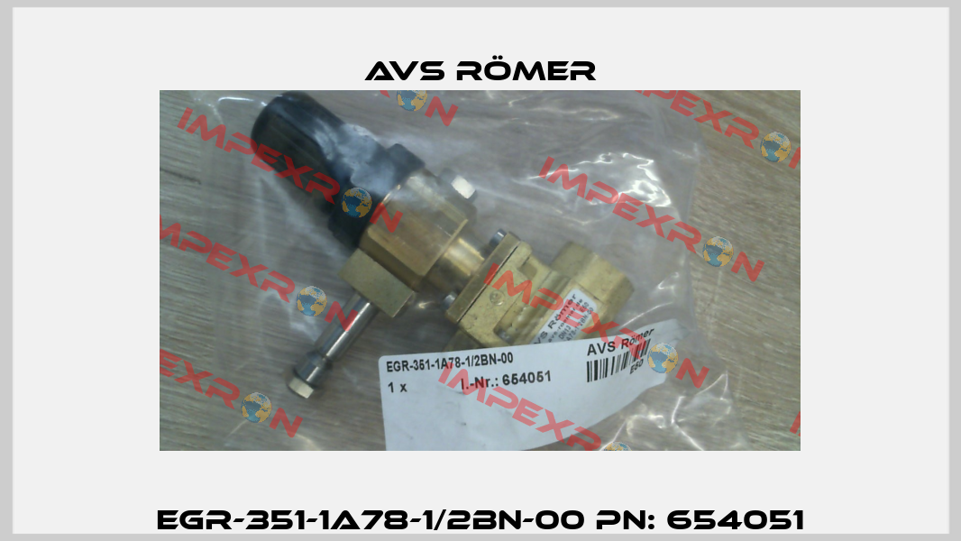 EGR-351-1A78-1/2BN-00 PN: 654051 Avs Römer
