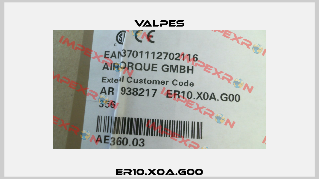 ER10.X0A.G00 Valpes