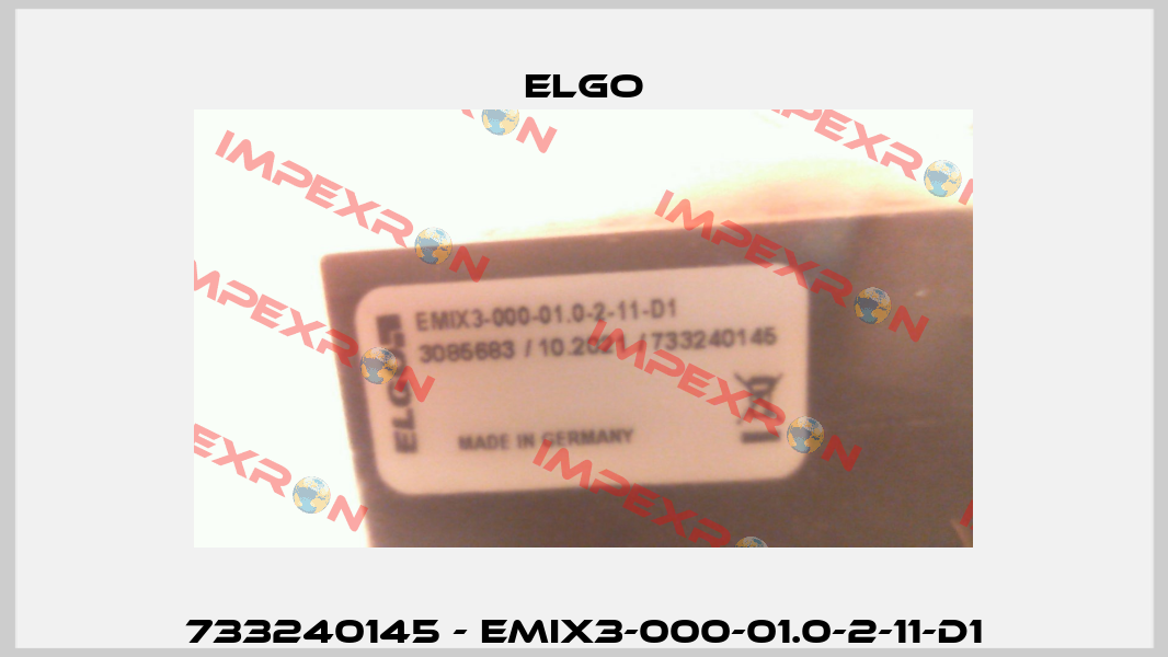 733240145 - EMIX3-000-01.0-2-11-D1 Elgo