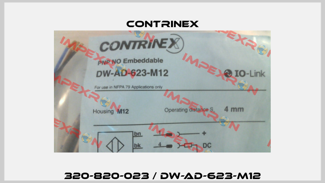 320-820-023 / DW-AD-623-M12 Contrinex