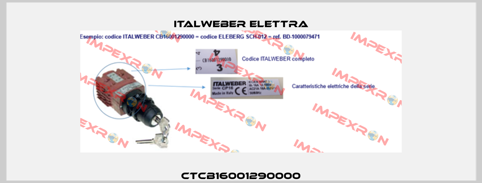 CTCB16001290000 Italweber Elettra