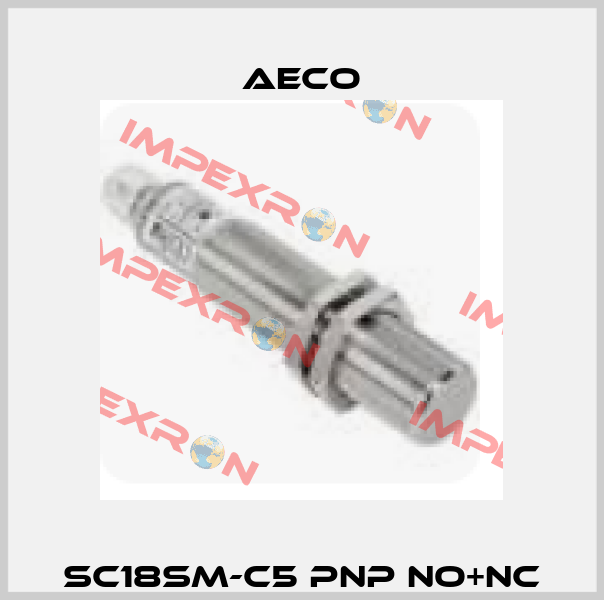 SC18SM-C5 PNP NO+NC Aeco