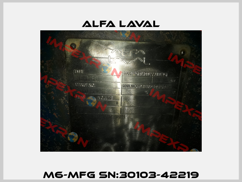 M6-MFG SN:30103-42219 Alfa Laval