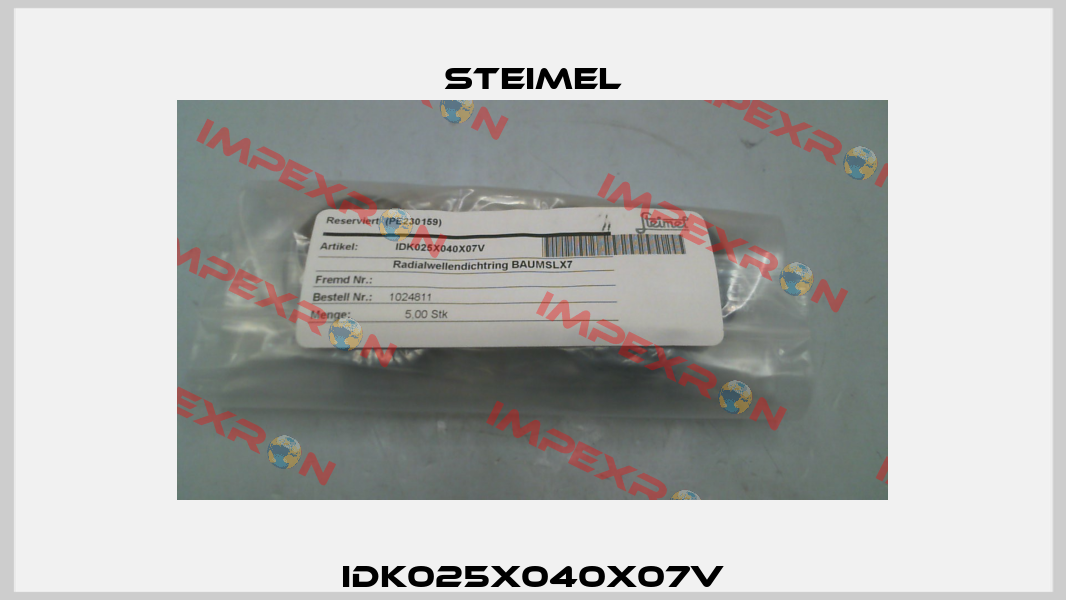 IDK025X040X07V Steimel