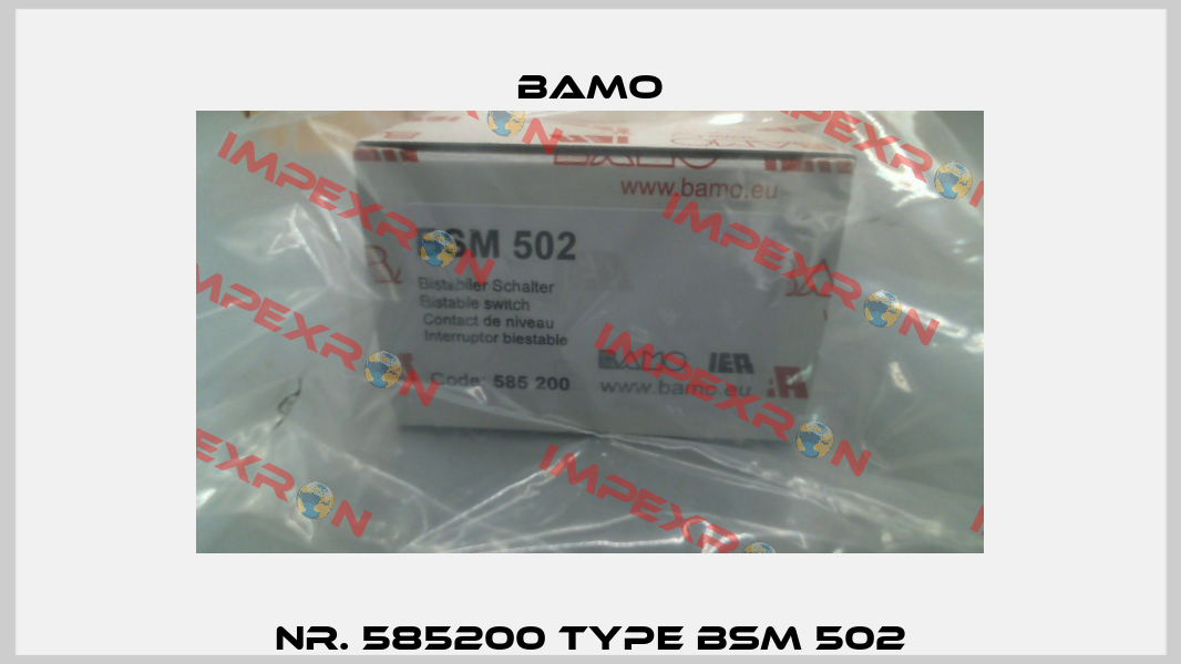 Nr. 585200 Type BSM 502 Bamo