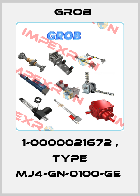 1-0000021672 , type MJ4-GN-0100-GE  Grob