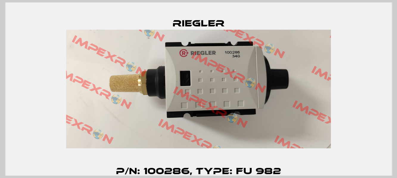 p/n: 100286, Type: FU 982 Riegler