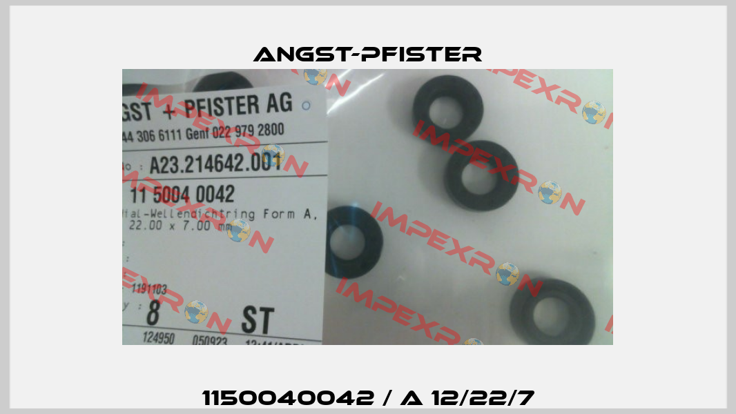 1150040042 / A 12/22/7 Angst-Pfister